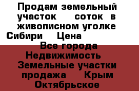 Продам земельный участок (40 соток) в живописном уголке Сибири. › Цена ­ 1 000 000 - Все города Недвижимость » Земельные участки продажа   . Крым,Октябрьское